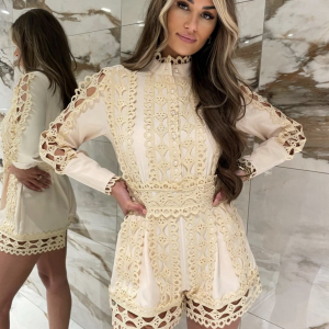 Whitney jumpsuite beige