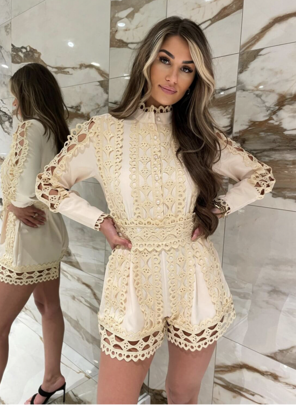 Whitney jumpsuite beige